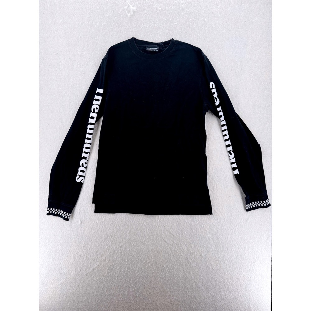 The Hundreds - Long Sleeve Graphic Tee Checkerboard - Black - M - Mens